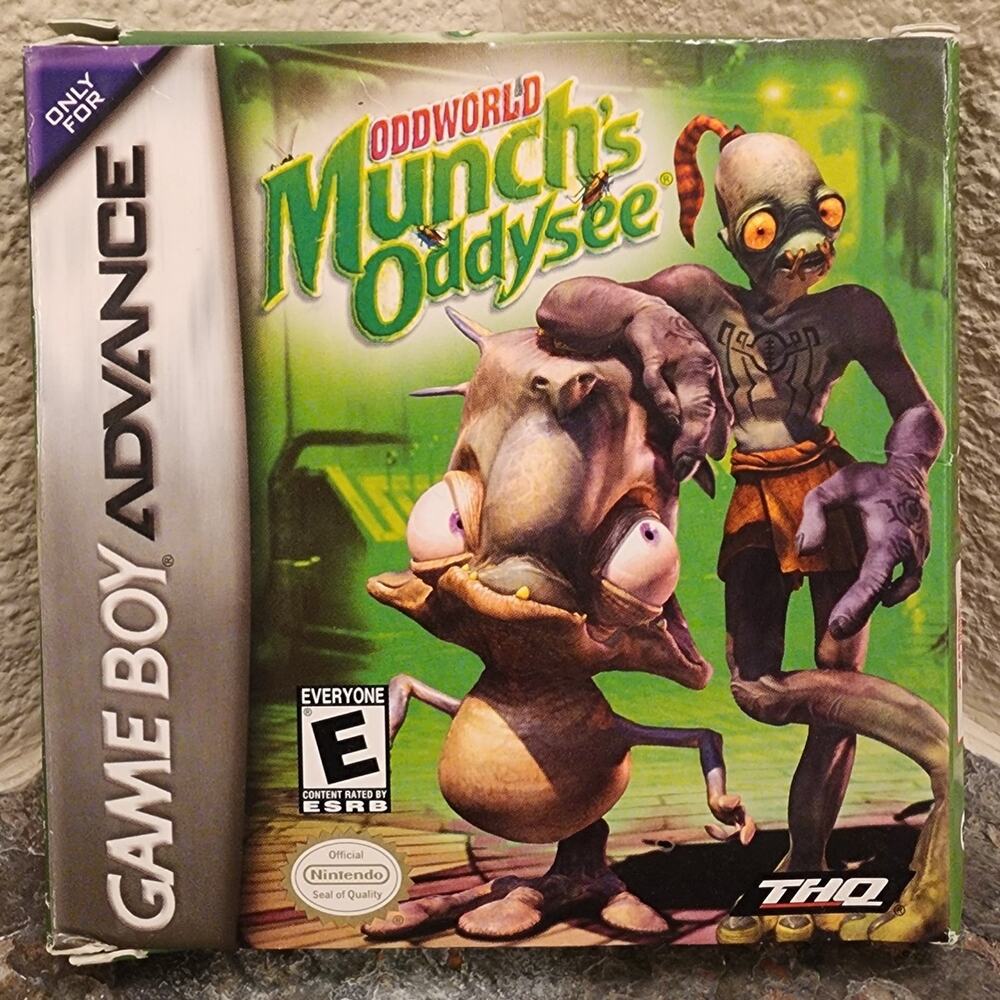 Game - Oddworld: Munch's Oddysee (CIB+) - GBA - Nintendo